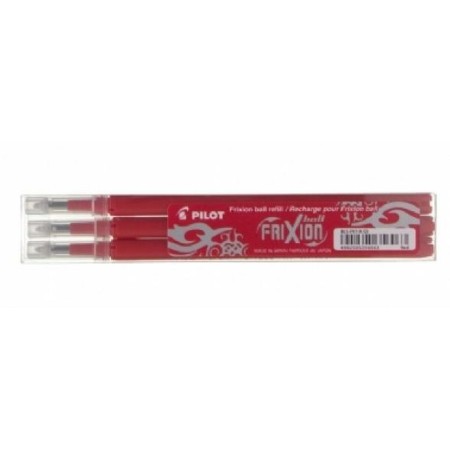 Caneta sobresselente Pilot FriXion Ball Preto Vermelho (3 Unidades) de Pilot, Recargas para canetas - Ref: M0303644, Preço: 7...