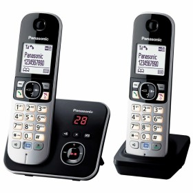 Telefono Senza Fili Panasonic KX-TG6822FRB Nero Grigio di Panasonic, Telefoni analogici - Rif: S7178561, Prezzo: 92,99 €, Sco...