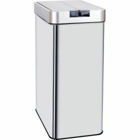 Rubbish Bin 5five Stainless steel 42 L Chromed | Tienda24 Tienda24.eu