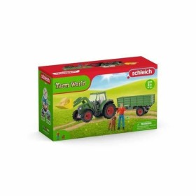 Personnage articulé Schleich Tracteur avec remorque de Schleich, Articulées - Réf : S7196357, Prix : 56,60 €, Remise : %