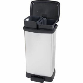 Pedal bin DKD Home Decor 21 x 18 x 29,5 cm Metal 5 L Peach polypropylene Basic | Tienda24 Tienda24.eu