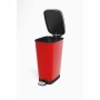 Caixote do Lixo com Pedal KIS Vermelho Polipropileno 50 L | Tienda24 Tienda24.eu