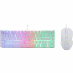 clavier et souris The G-Lab Combo Tungsten Français AZERTY | Tienda24 Tienda24.eu