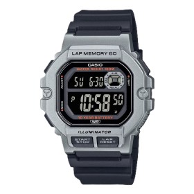 Relógio masculino Casio ILLUMINATOR Preto (Ø 44,5 mm) de Casio, Relógios com braselete - Ref: S72108751, Preço: 61,04 €, Desc...