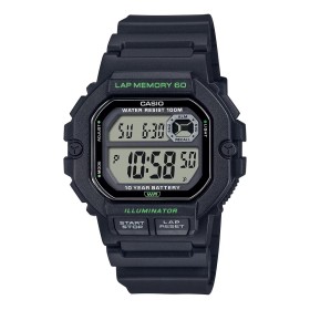 Men's Watch Casio ILLUMINATOR Black (Ø 44,5 mm) by Casio, Wrist Watches - Ref: S72108753, Price: 61,04 €, Discount: %