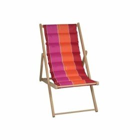 Marbueno Tumbona Plegable Acero Con Cojin Jardin y Piscina 190X58X27 cm Negra 10004 | Tienda24 Tienda24.eu