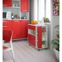 Chariot de Cuisine Rouge Blanc ABS (80 x 39 x 87 cm) | Tienda24 Tienda24.eu