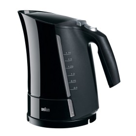 Bollitore d'Acqua Elettrico con Luce LED Braun 533631 1,7 L Nero Plast