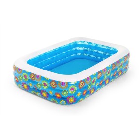 Inflatable Paddling Pool for Children Bestway Multicolour 229 x 152 x 56 cm Floral by Bestway, Inflatable Pools - Ref: D14004...