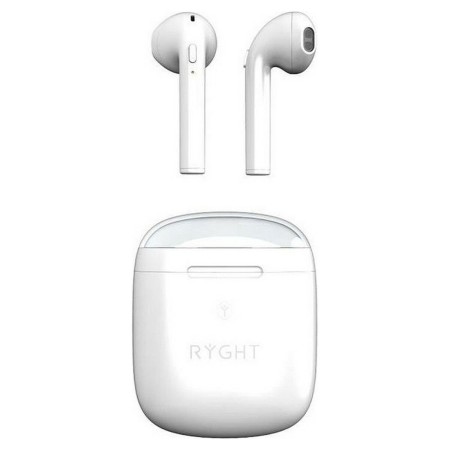 Auriculares Bluetooth com microfone Ryght R483904 DYPLO 2 Branco | Tienda24 Tienda24.eu