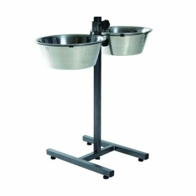 Dog Feeder Hunter Black 1,4 L Stainless steel | Tienda24 Tienda24.eu