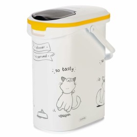 Bote de comida para mascotas Curver Love Pets Gato Blanco 4 Kg | Tienda24 Tienda24.eu