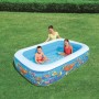 Piscina Hinchable para Niños Bestway Floral 229 x 152 x 56 cm Azul de Bestway, Piscinas hinchables - Ref: D1400416, Precio: 4...