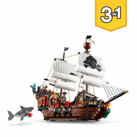 Jeu de Véhicules Lego Creator 31109 Pirate Ship 3-en-1 1260 Pièces | Tienda24 Tienda24.eu