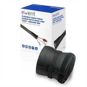 Coupling Ewent EW1557 Black Polyester 1 m (1 Unit) by Ewent, Cable Organisers - Ref: M0306920, Price: 8,97 €, Discount: %