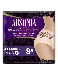 Compresses pour Incontinence Ausonia Discreet Boutique Grand (8 uds) de Ausonia, Serviettes pour pertes urinaires - Ref: S058...