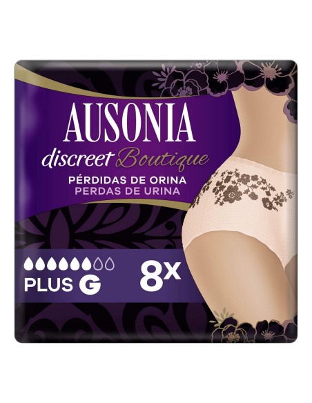 Pensos Higiénicos para Incontinência Ausonia Discreet Boutique Grande (8 uds) | Tienda24 Tienda24.eu