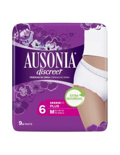 Pensos Higiénicos para Incontinência Ausonia Discreet Boutique Médio (9 uds) de Ausonia, Compressas para incontinência - Ref:...