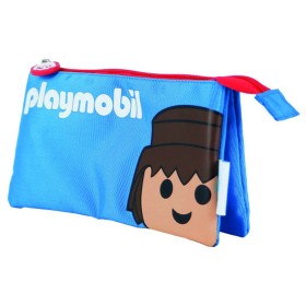 Dreifaches Mehrzweck-Etui Playmobil CORE DOHE 51660 Blau von Playmobil, Federmäppchen - Ref: M0307258, Preis: 18,38 €, Rabatt: %