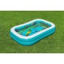 Piscina Gonfiabile per Bambini Bestway 3D Multicolore 262 x 175 x 51 cm 2 persone di Bestway, Piscine gonfiabili - Rif: D1400...