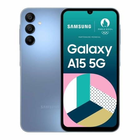 Smartphone Samsung Galaxy A15 4 GB RAM 128 GB Noir Noir/Bleu | Tienda24 Tienda24.eu