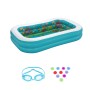 Piscina Gonfiabile per Bambini Bestway 3D Multicolore 262 x 175 x 51 cm 2 persone di Bestway, Piscine gonfiabili - Rif: D1400...