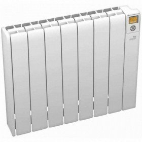 Wall Ceramic Split Heater Mill STEEL White 1000 W | Tienda24 - Global Online Shop Tienda24.eu