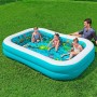 Piscina Gonfiabile per Bambini Bestway 3D Multicolore 262 x 175 x 51 cm 2 persone di Bestway, Piscine gonfiabili - Rif: D1400...