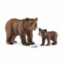 Figura Schleich 42473 Maman grizzly avec ourson Plástico | Tienda24 Tienda24.eu