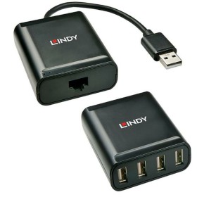 Hub USB LINDY 42679 Negro de LINDY, Hubs de red - Ref: S7716966, Precio: 94,90 €, Descuento: %