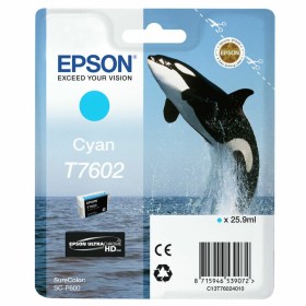 Cartouche d'encre originale Epson C13T76024010 Cyan de Epson, Toners et encre pour imprimante - Réf : S7733224, Prix : 33,11 ...