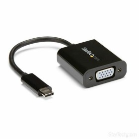 Adaptateur USB C vers VGA Startech CDP2VGA Noir de Startech, Adaptateurs USB-VGA - Réf : S7734427, Prix : 40,86 €, Remise : %