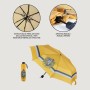 Paraguas Plegable Harry Potter Hufflepuff Amarillo 53 cm