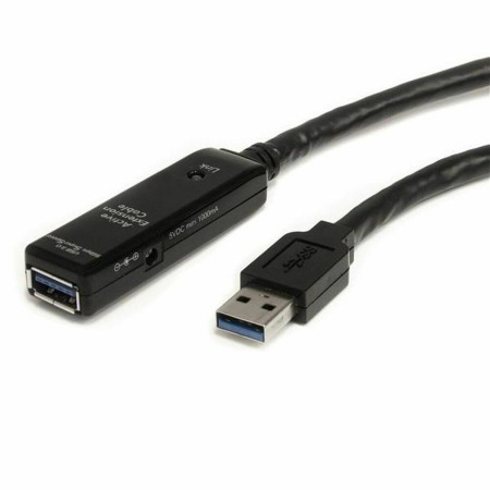 Cable USB Startech USB3AAEXT10M   USB A Negro de Startech, Cables USB - Ref: S7769353, Precio: 145,13 €, Descuento: %