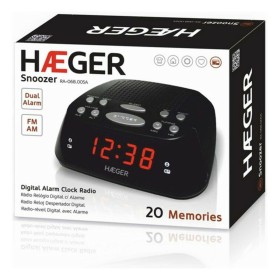 Rádio Despertador Haeger RA-06B.005B Preto de Haeger, Raios - Ref: S7781565, Preço: 17,41 €, Desconto: %