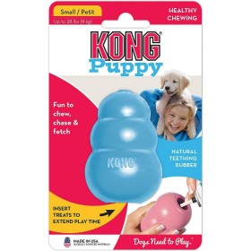 Brinquedo para cães Kong Puppy Azul Multicolor Borracha