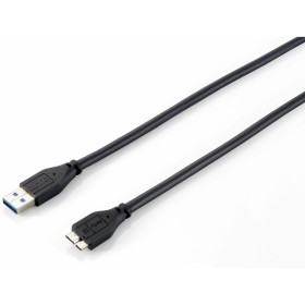 Cable USB 3.0 A a Micro USB B Equip 128397 Negro 1,8 m de Equip, Cables USB - Ref: S7816090, Precio: 19,02 €, Descuento: %