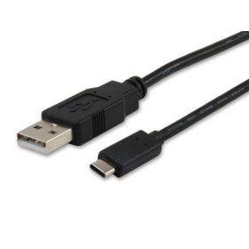 Câble USB A vers USB C Equip 12888107 Noir 1 m de Equip, Câbles USB - Réf : S7817469, Prix : 16,55 €, Remise : %