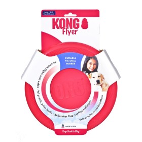 Hundespielzeug Kong Classic Flyer Rot Gummi
