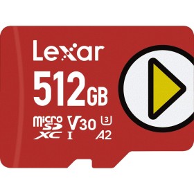 Carte Micro SD Lexar LMSPLAY512G-BNNNG 512 GB de Lexar, Cartes mémoire - Réf : M0308334, Prix : 57,91 €, Remise : %