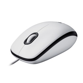 Mouse with Cable and Optical Sensor Logitech M100 White 1000 dpi by Logitech, Mice - Ref: S7838481, Price: 15,62 €, Discount: %