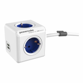 Bloc Cube Prises Allocacoc Powercube Extended 1402 Bleu 1,5 m 4 voies USB de Allocacoc, Câbles HDMI - Réf : S7841504, Prix : ...