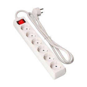 Regleta Enchufes 6 Tomas con Interruptor EDM Schuko (5 m) de EDM, Regletas - Ref: S7900856, Precio: 13,48 €, Descuento: %