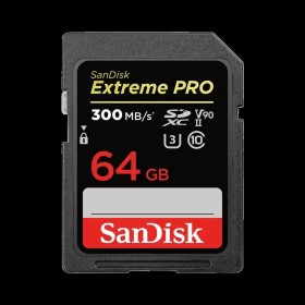 SDXC Memory Card SanDisk Extreme PRO 64 GB SDXC UHS-II by SanDisk, Memory cards - Ref: M0309231, Price: 110,57 €, Discount: %