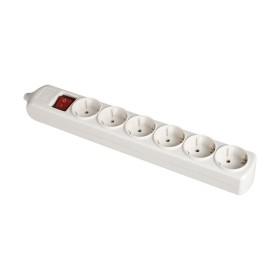 Extensão com 5 Tomadas Schuko Lanberg 2500 W 3 m Branco | Tienda24 - Global Online Shop Tienda24.eu