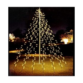 Cortina de luzes LED Preto Branco quente de BigBuy Christmas, Tiras de LED - Ref: S7902278, Preço: 18,65 €, Desconto: %