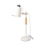 Flexo/Lampada da scrivania EDM Bianco Vintage Metallo Legno 60 W (Ø 15 x 54 cm) di EDM, Lampade con pinza - Rif: S7902690, Pr...