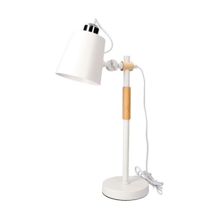 Flexo/Lampada da scrivania EDM Bianco Vintage Metallo Legno 60 W (Ø 15 x 54 cm) di EDM, Lampade con pinza - Rif: S7902690, Pr...