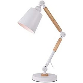 Buy Flexo/Desk lamp EDM White Metal 60 W E27 Ø 18