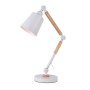 Buy Flexo/Desk lamp EDM White Metal 60 W E27 Ø 18